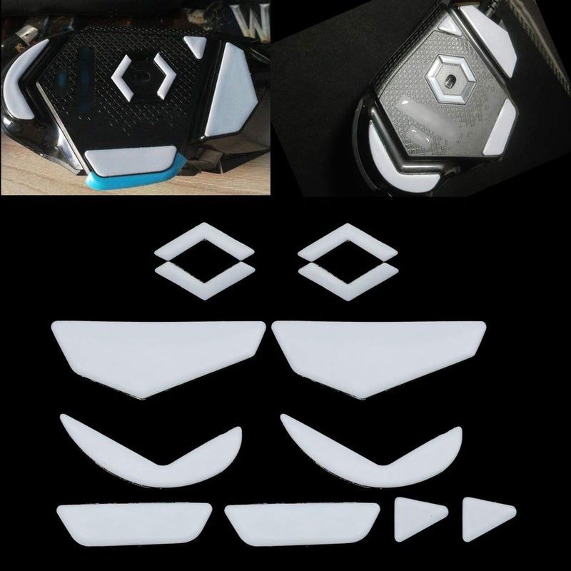 Tebatu Tiger Gaming Mouse Feet, Skate for G502 White Glides Edge 2 Sets/Pack - Image 2